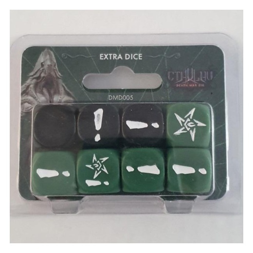 Cthulhu: Death May Die - Extra Dice (Exp.) ryhmässä SEURAPELIT / Tarvikkeet / Dice & Accessories @ Spelexperten (CMNDMD005)