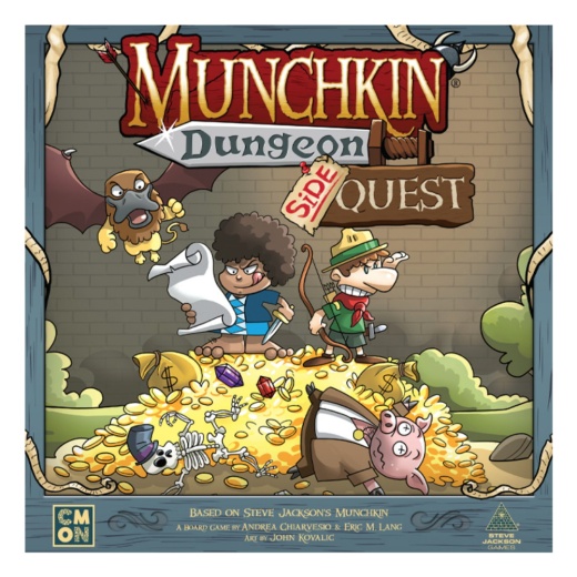 Munchkin Dungeon: Side Quests (Exp.) ryhmässä SEURAPELIT / Lisäosat @ Spelexperten (CMNMKD002)