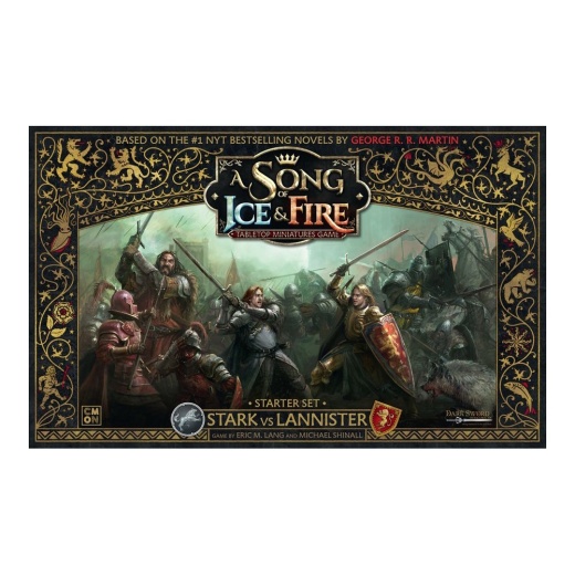 A Song of Ice & Fire: Miniatures Game - Stark vs Lannister Starter Set ryhmässä SEURAPELIT / Strategiapelit @ Spelexperten (CMNSIF001)