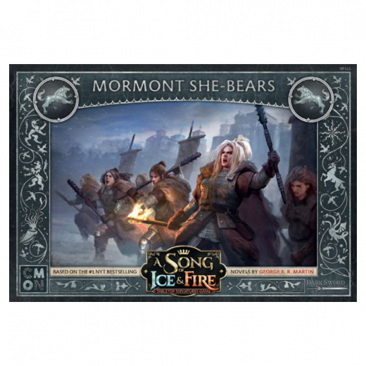 A Song of Ice & Fire: Miniatures Game - Mormont She-Bears (Exp.) ryhmässä SEURAPELIT / Lisäosat @ Spelexperten (CMNSIF111)