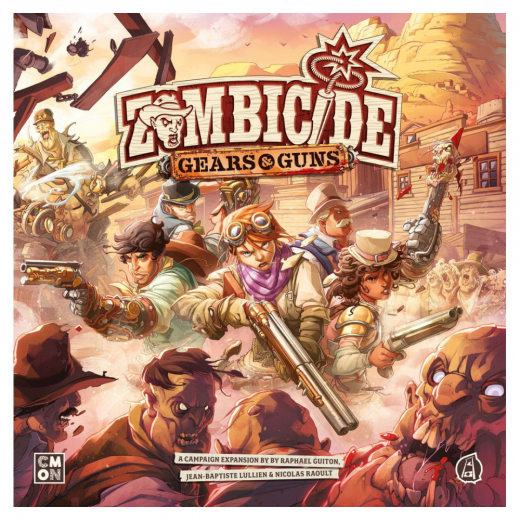 Zombicide: Undead or Alive - Gears & Guns (Exp.) ryhmässä SEURAPELIT / Lisäosat @ Spelexperten (CMNZCW002)