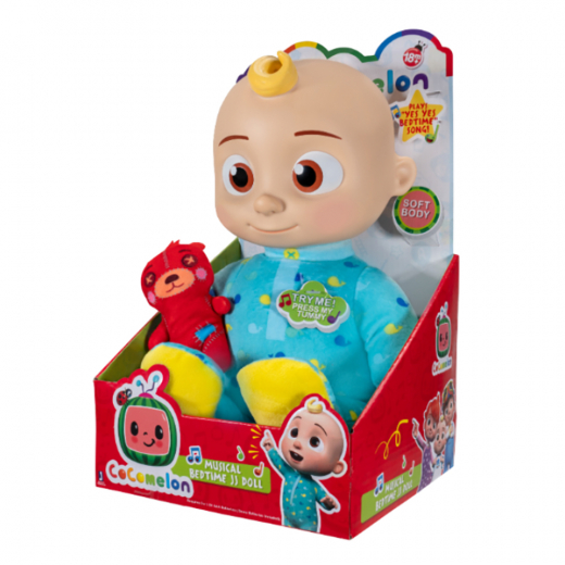 Cocomelon Plush bedtime JJ Doll ryhmässä  @ Spelexperten (CMW0016)