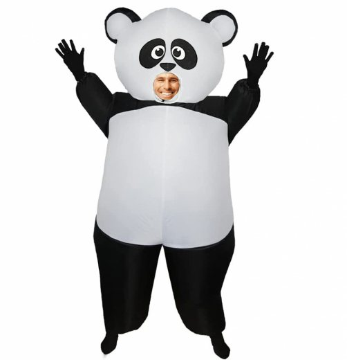 Puhallettava Panda Naamiaisasu ryhmässä LELUT / Naamiaiset / Naamiaisasut @ Spelexperten (COS-PANDA)