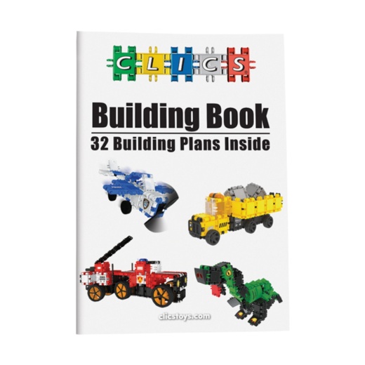 Clics - Building Book 2 - 32 Constructions ryhmässä LELUT / Rakennuspalikat / Clics @ Spelexperten (CP017)