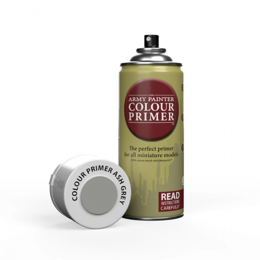 Army Painter: Colour Primer Spray - Ash Grey ryhmässä SEURAPELIT / Tarvikkeet / Muut @ Spelexperten (CP3029)