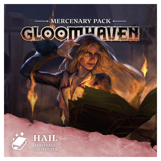 Gloomhaven: Mercenary Pack - Hail, Irritable Enchanter (Exp.) ryhmässä SEURAPELIT / Lisäosat @ Spelexperten (CPH2005)