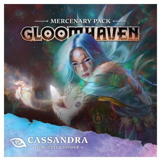 Gloomhaven: Mercenary Pack - Cassandra, Forgotten Diviner (Exp.) ryhmässä SEURAPELIT / Lisäosat @ Spelexperten (CPH2006)