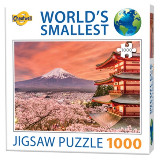 World's Smallest Puzzle: Mount Fuji, Japan 1000 palaa ryhmässä PALAPELIT / 1000 palaa @ Spelexperten (CW13213)