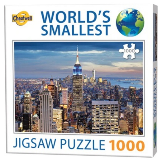 World's Smallest Puzzle: New York 1000 palaa ryhmässä PALAPELIT / 1000 palaa @ Spelexperten (CW13237)