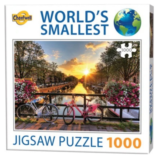 World's Smallest Puzzle: Amsterdam 1000 palaa ryhmässä PALAPELIT / 1000 palaa @ Spelexperten (CW13244)