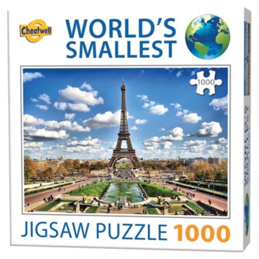 World's Smallest Puzzle: Eiffel Tower, Paris 1000 palaa ryhmässä PALAPELIT / 1000 palaa @ Spelexperten (CW13343)