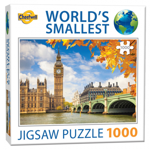 World's Smallest Puzzle: Big Ben 1000 Palaa ryhmässä PALAPELIT / 1000 palaa @ Spelexperten (CW13411)