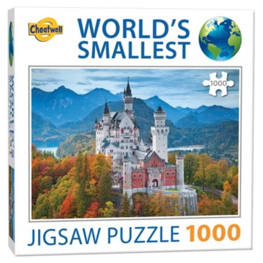 World's Smallest Puzzle: Neuschwanstein Castle 1000 palaa ryhmässä PALAPELIT / 1000 palaa @ Spelexperten (CW13930)