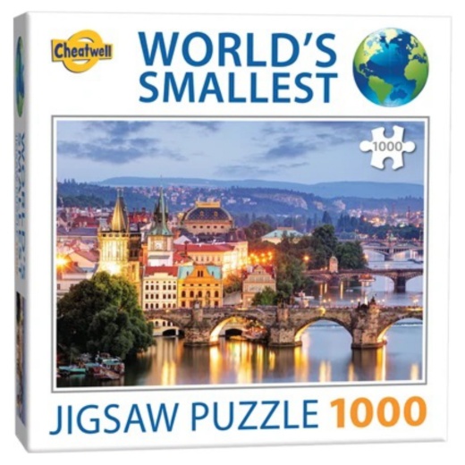 World's Smallest Puzzle: Prague Bridges 1000 palaa ryhmässä PALAPELIT / 1000 palaa @ Spelexperten (CW13992)