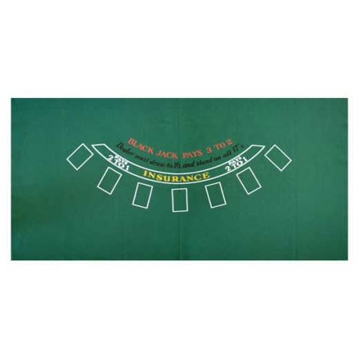 Black Jack / Ruletti -pelimatto ryhmässä SEURAPELIT / Pokeri & kasino / Tarvikkeet @ Spelexperten (D-1515)