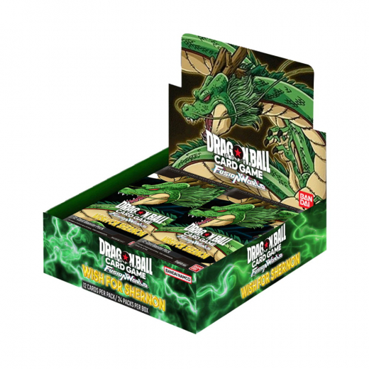 Dragon Ball Super Card Game: Fusion World - Wish For Shenron Display FB07 ryhmässä SEURAPELIT / Korttipelit @ Spelexperten (DBSFB07-DIS)