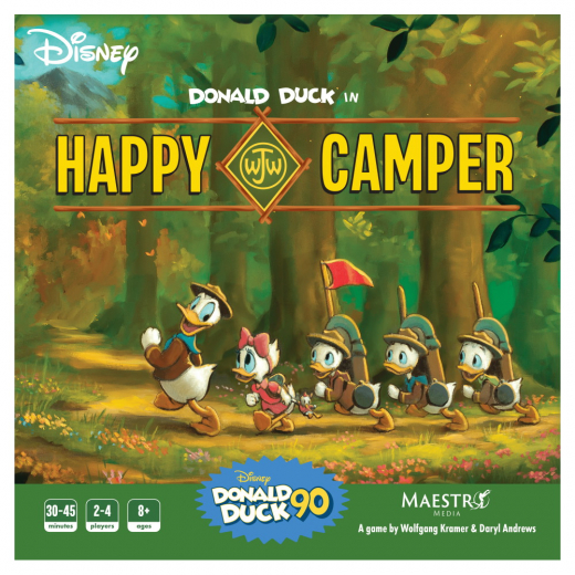 Donald Duck in Happy Camper ryhmässä SEURAPELIT / Perhepelit @ Spelexperten (DDGAME001)