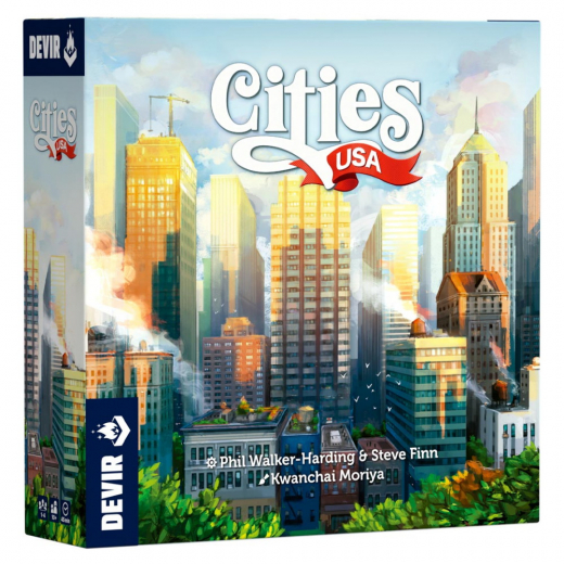 Cities USA ryhmässä SEURAPELIT / Strategiapelit @ Spelexperten (DEV028)