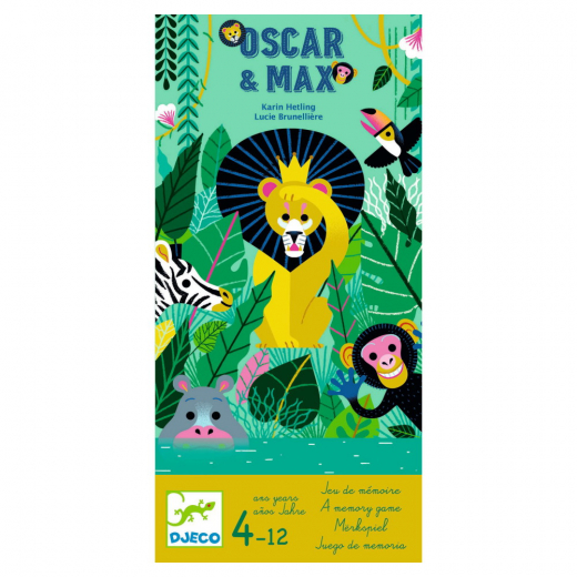 Oscar & Max Memory ryhmässä SEURAPELIT / Lastenpelit @ Spelexperten (DJ08575)