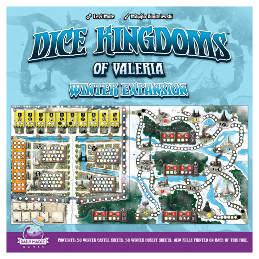 Dice Kingdoms of Valeria: Winter Expansion ryhmässä SEURAPELIT / Lisäosat @ Spelexperten (DMGDKOV003)