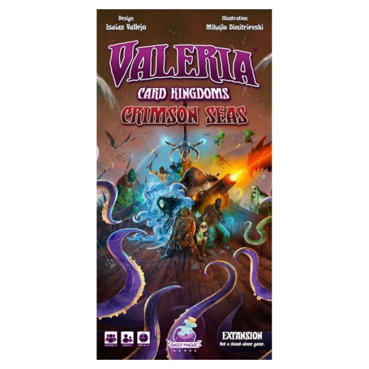 Valeria: Card Kingdoms - Crimson Seas (Exp.) ryhmässä UUTTA @ Spelexperten (DMGVCK130)