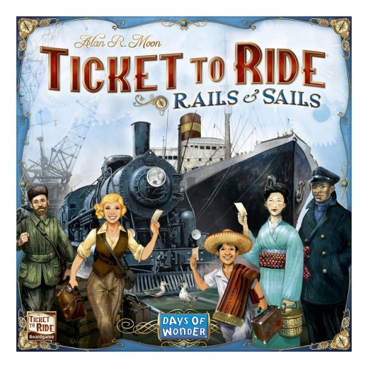 Ticket to Ride: Rails & Sails (Eng.) ryhmässä SEURAPELIT / Strategiapelit @ Spelexperten (DOW72002)