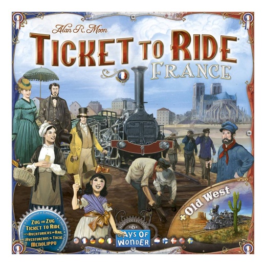 Ticket to Ride: France & Old West (Exp.) (FI) ryhmässä SEURAPELIT / Pelisarjat @ Spelexperten (DOW720128)