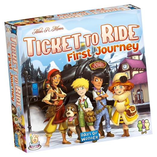 Ticket to Ride: First Journey (FI) ryhmässä SEURAPELIT / Lastenpelit @ Spelexperten (DOW720927)