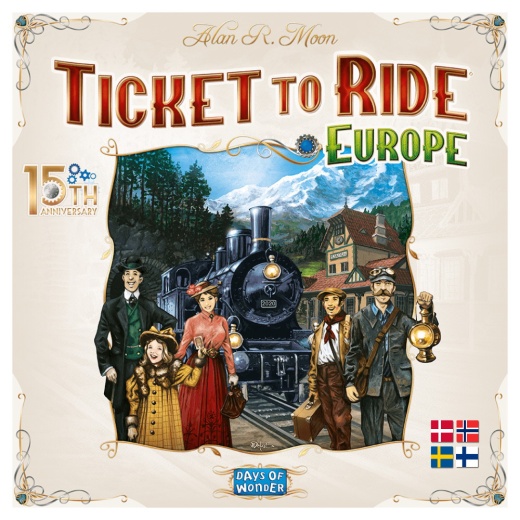 Ticket to Ride: Europe - 15th Anniversary (FI) ryhmässä SEURAPELIT / Strategiapelit @ Spelexperten (DOW720933)