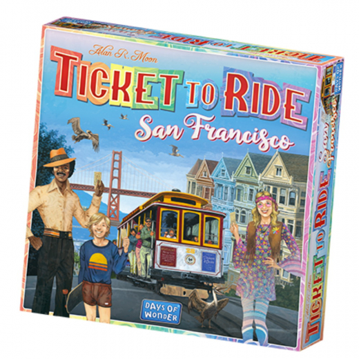 Ticket to Ride: San Francisco (FI) ryhmässä SEURAPELIT / Perhepelit @ Spelexperten (DOW720964)