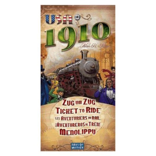 Ticket to Ride: USA 1910 (Exp.) ryhmässä SEURAPELIT / Lisäosat @ Spelexperten (DOW7216)