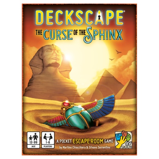 Deckscape: The Curse of the Sphinx ryhmässä SEURAPELIT / Strategiapelit @ Spelexperten (DVG5710)