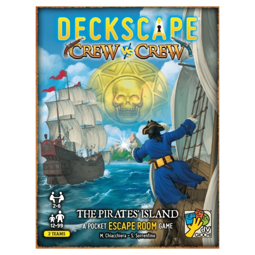 Deckscape: Crew vs Crew - Pirate's Island ryhmässä SEURAPELIT / Korttipelit @ Spelexperten (DVG5733)