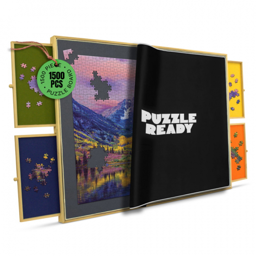 Puzzle Ready Puzzle Board Cover & Storage Trays 1500 Palaa ryhmässä PALAPELIT / Tarvikkeet @ Spelexperten (EB-PZ-002)