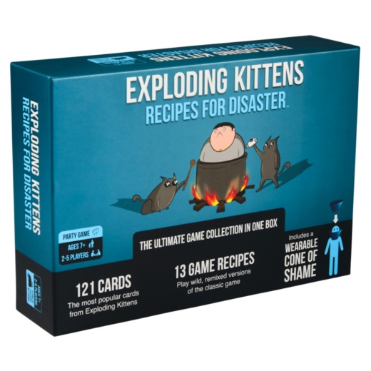 Exploding Kittens: Recipes for Disaster ryhmässä SEURAPELIT / Juhlapelit @ Spelexperten (EKGRFD1)