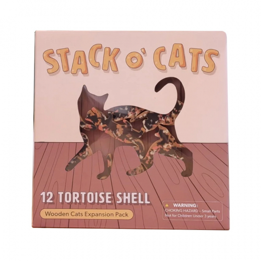 Stack O' Cats - 12 Tortoise Shell ryhmässä SEURAPELIT / Lisäosat @ Spelexperten (EMG18135)