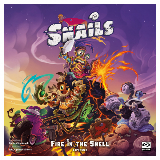 Snails: Fire in the Shell (Exp.) ryhmässä SEURAPELIT / Lisäosat @ Spelexperten (EN-SNL03)