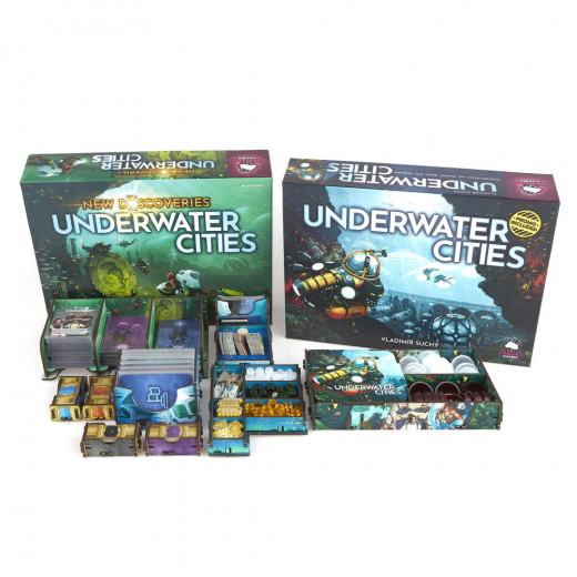 e-Raptor Insert - Underwater Cities + Expansion UV Print ryhmässä SEURAPELIT / Tarvikkeet / Inserts & Organizers @ Spelexperten (ERP2350)