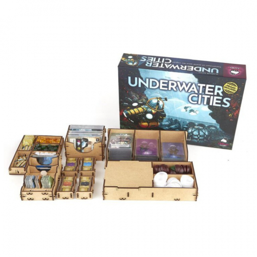 e-Raptor Insert - Underwater Cities + expansion ryhmässä SEURAPELIT / Tarvikkeet / Inserts & Organizers @ Spelexperten (ERP2527)