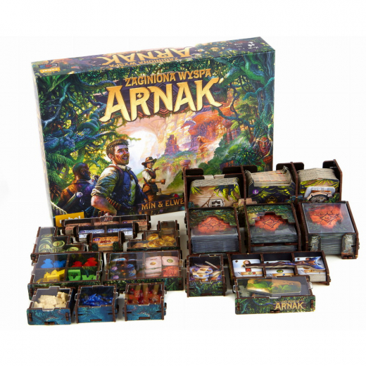 e-Raptor Insert - Lost Ruins of Arnak + expansion UV Print ryhmässä SEURAPELIT / Tarvikkeet / Inserts & Organizers @ Spelexperten (ERP5295)