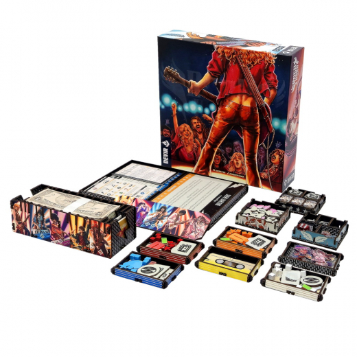 e-Raptor Insert - Rock Hard: 1977 UV Print ryhmässä SEURAPELIT / Tarvikkeet / Inserts & Organizers @ Spelexperten (ERP8222)