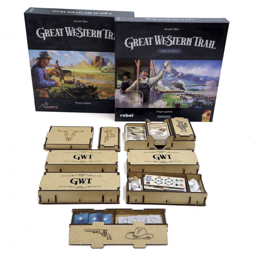 e-Raptor Insert - Great Western Trail 2nd ed + expansions ryhmässä SEURAPELIT / Tarvikkeet / Inserts & Organizers @ Spelexperten (ERP9828)