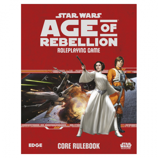 Star Wars RPG: Age of Rebellion - Core Rulebook ryhmässä SEURAPELIT / Roolipelit / Star Wars RPG @ Spelexperten (ESSWA02)
