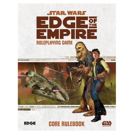 Star Wars RPG: Edge of the Empire - Core Rulebook ryhmässä SEURAPELIT / Roolipelit / Star Wars RPG @ Spelexperten (ESSWE02EN)