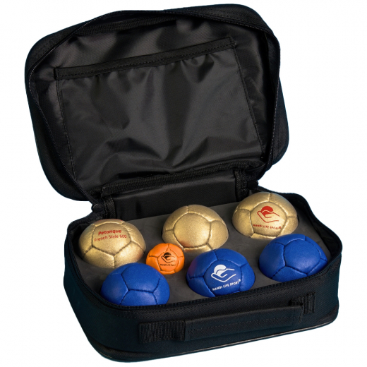 Soft Boule 600 Blue/Gold ryhmässä ULKOPELIT / Petankki @ Spelexperten (EXP2068-GOS)