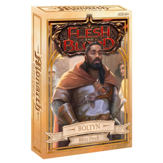 Flesh and Blood TCG: Monarch - Boltyn Blitz Deck ryhmässä SEURAPELIT / Korttipelit @ Spelexperten (FAB2102-BOL)