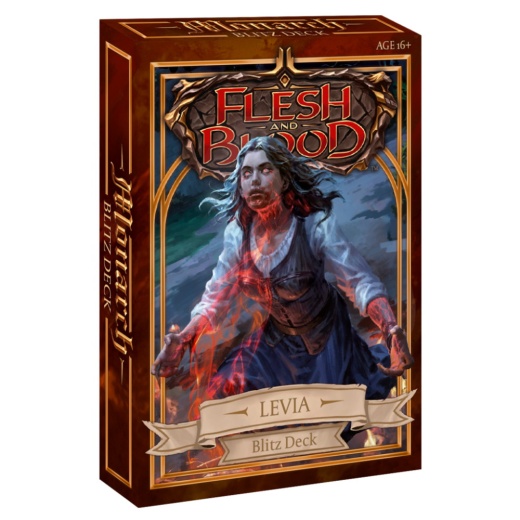 Flesh and Blood TCG: Monarch - Levia Blitz Deck ryhmässä SEURAPELIT / Korttipelit @ Spelexperten (FAB2102-LEV)