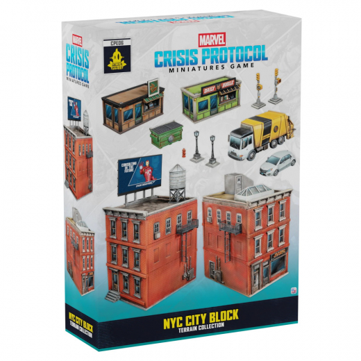 Marvel: Crisis Protocol - NYC City Block Terrain Collection (Exp.) ryhmässä SEURAPELIT / Lisäosat @ Spelexperten (FCPE06)