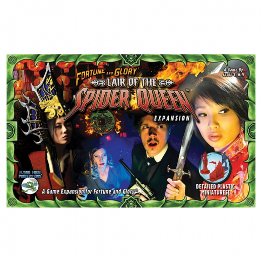 Fortune and Glory: Lair of the Spider Queen (Exp.) ryhmässä SEURAPELIT / Lisäosat @ Spelexperten (FFP0506)