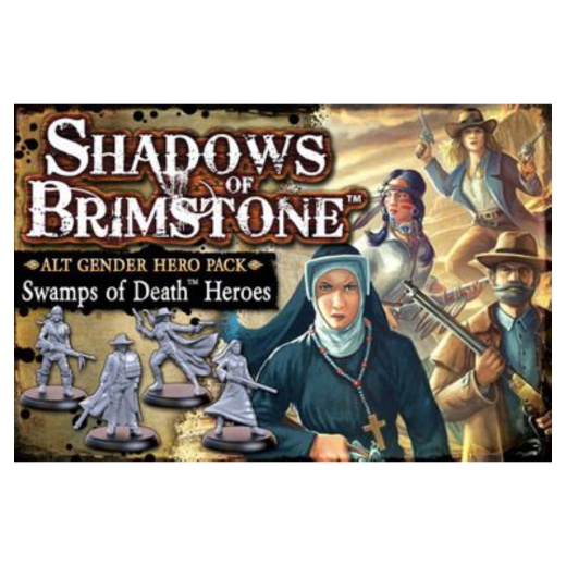 Shadows of Brimstone: Swamps of Death - Alt Gender Hero Pack (Exp.) ryhmässä SEURAPELIT / Lisäosat @ Spelexperten (FFP07H02)